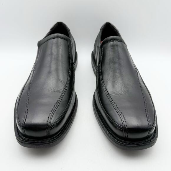 Rockport Mens Style Leader 2 Shoe US 9 XW EU 42.5 Black Leather Bike Toe NWOB - Picture 6 of 12